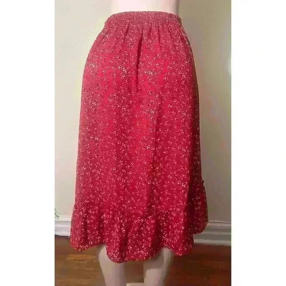 NWT Easy buy Floral Skirt Size M - Picture 4 of 11